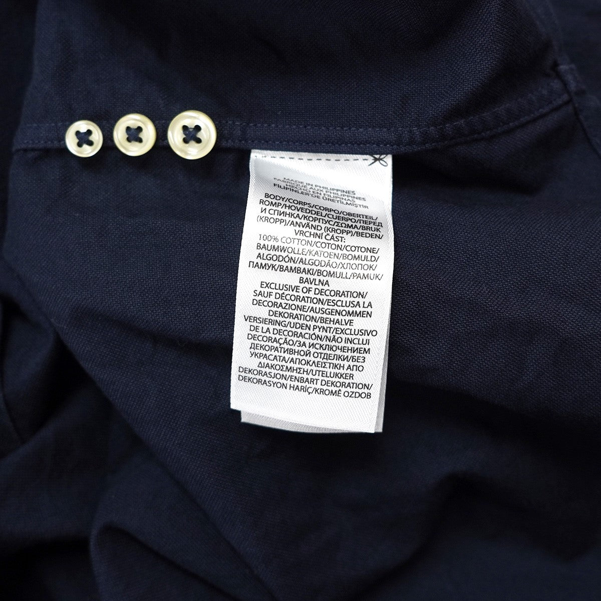 POLO SPORT 21SS Polo Sport Classic Fit Oxford Shirt復刻 ヘビーオックスフォード 星条旗 ロゴ刺繍 クラシック フィット 長袖 ボタン ダウン シャツ 古着・中古-7枚目のアイテム画像