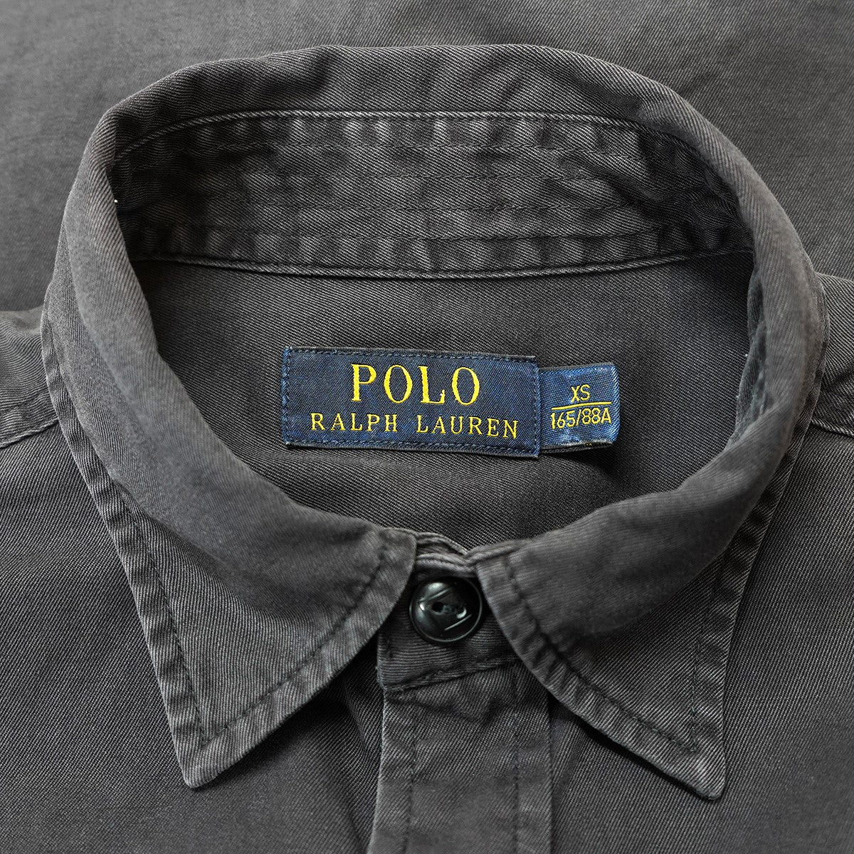 POLO RALPH LAUREN 15AW Custom Fit New York Boxing Club Shirtウォッシュ加工 フラップ パッチ ポケット ボクシングクラブ バック刺繍 ワーク シャツ 古着・中古-8枚目のアイテム画像