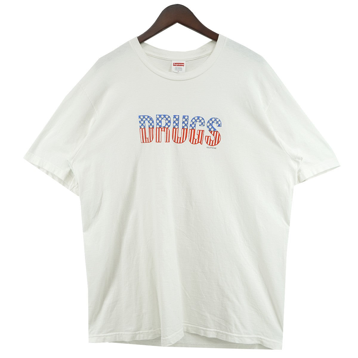 24AW Drugs Tee ドラッグス 星条旗 ロゴ Tシャツ