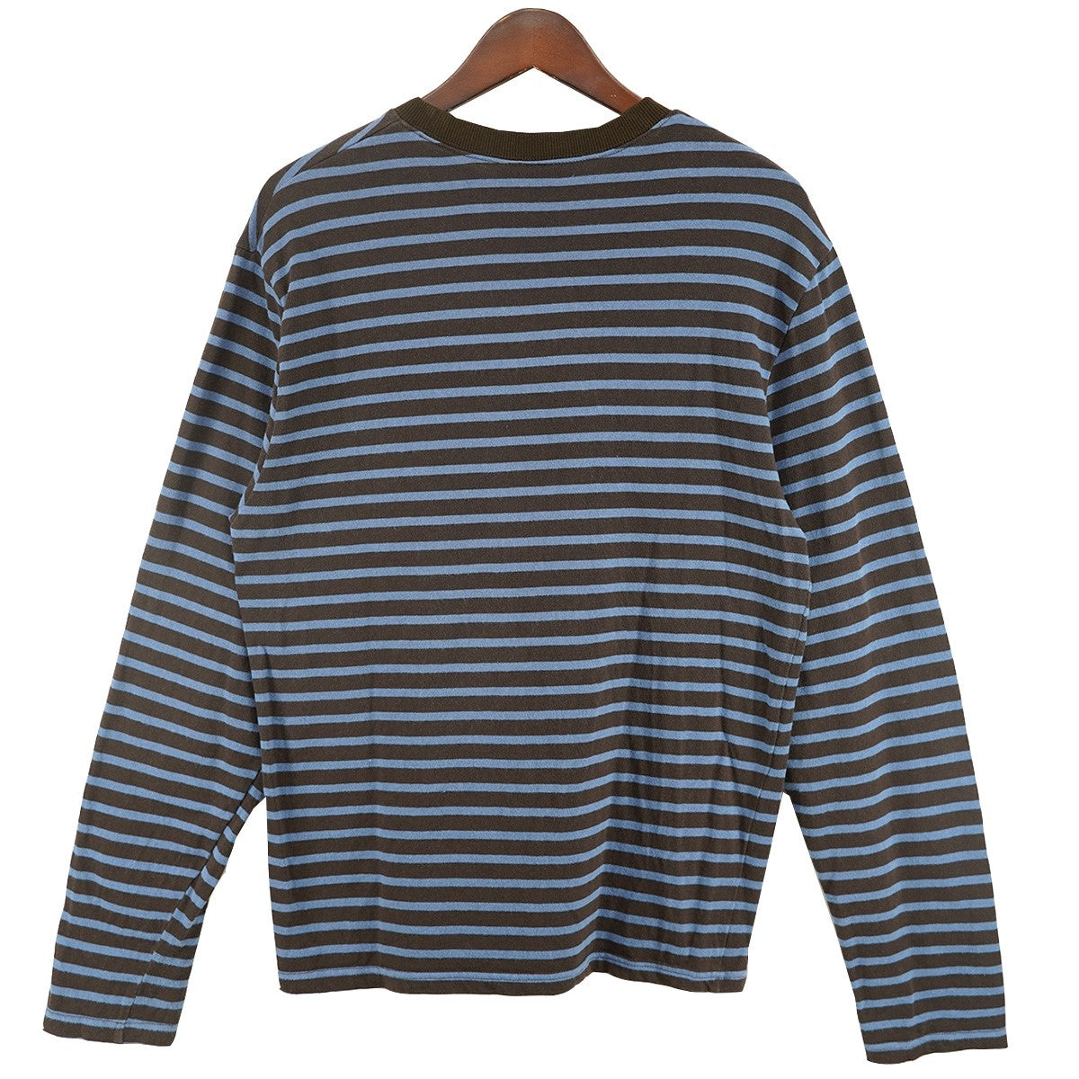 AFB 24SS BORDER LS TEEスター刺繍 ボーダー ロングスリーブ 長袖 Tシャツ ロンT 古着・中古-3枚目のアイテム画像