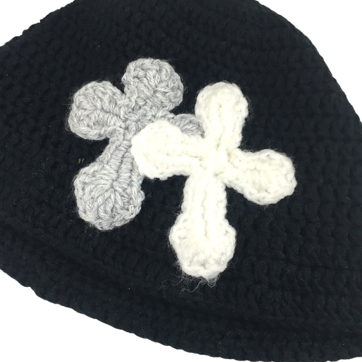 25SS Y．A．R．N． 3D CROSS KNIT BEANIEクロス ニット ビーニー ニットキャップ 帽子