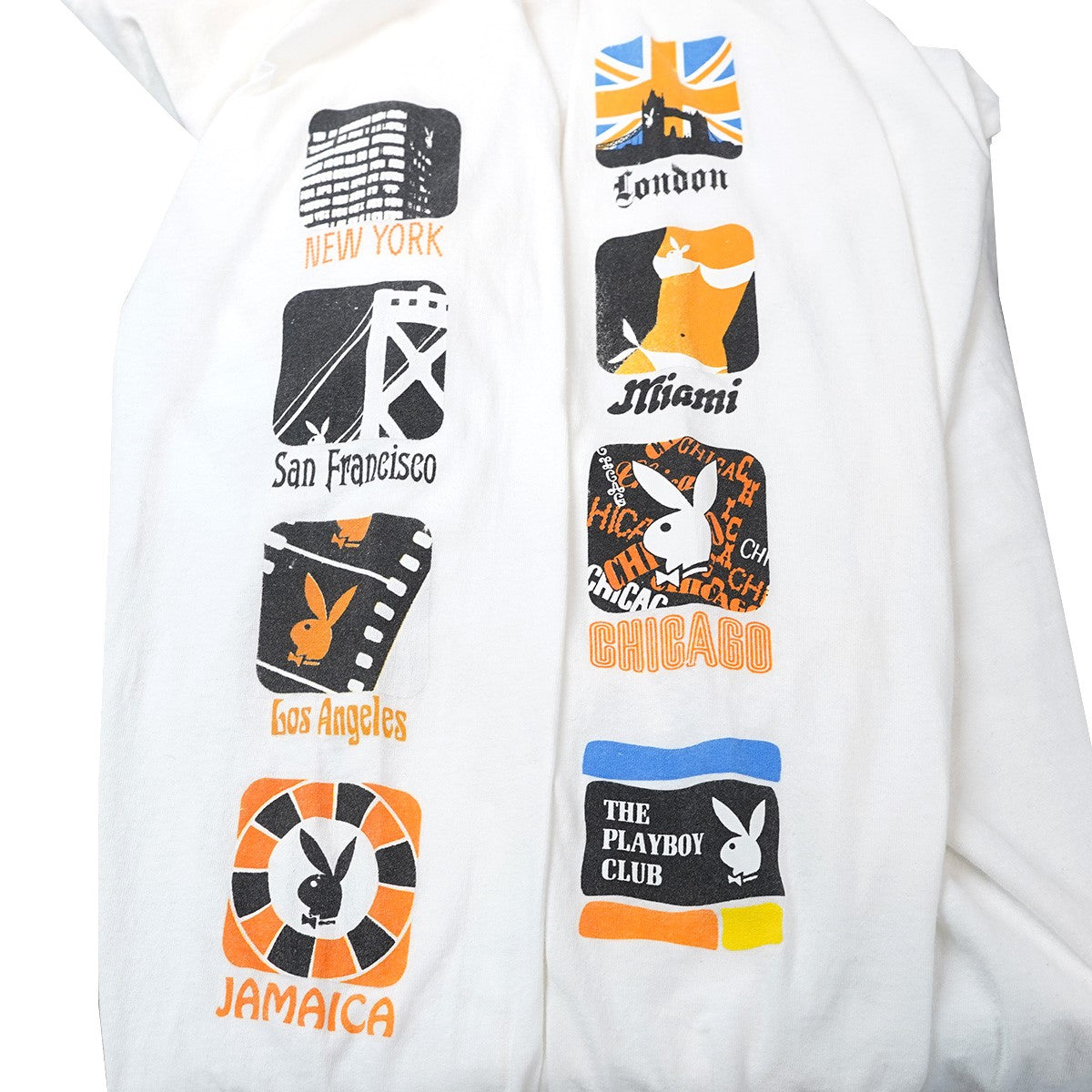 HUF×PLAY BOY HUF x Playboy Club Intl Long Sleeve Teeコラボ ロゴ ロングスリーブ 長袖 Tシャツ ロンT 古着・中古-4枚目のアイテム画像