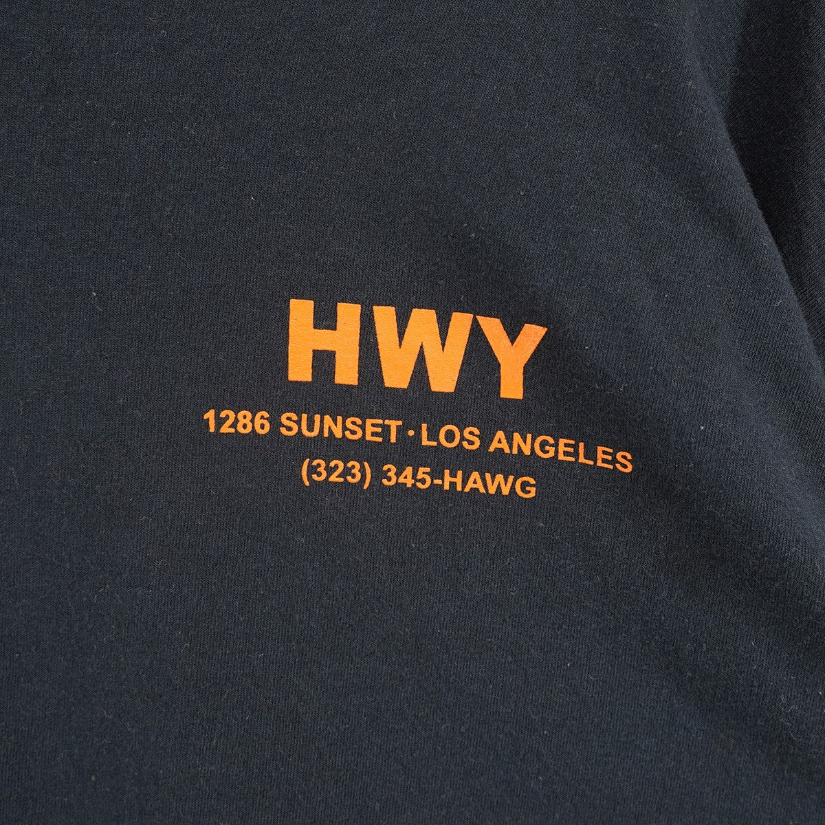 サイズL HWY ロンT HAWG Long sleeve HWY(ハイウェイ) HAWG LONG SLEEVEロゴ ロングスリーブ 長袖 Tシャツ