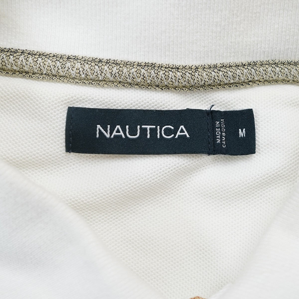 NAUTICA ロゴ クロップド 短丈 ポロシャツ 古着・中古-5枚目のアイテム画像