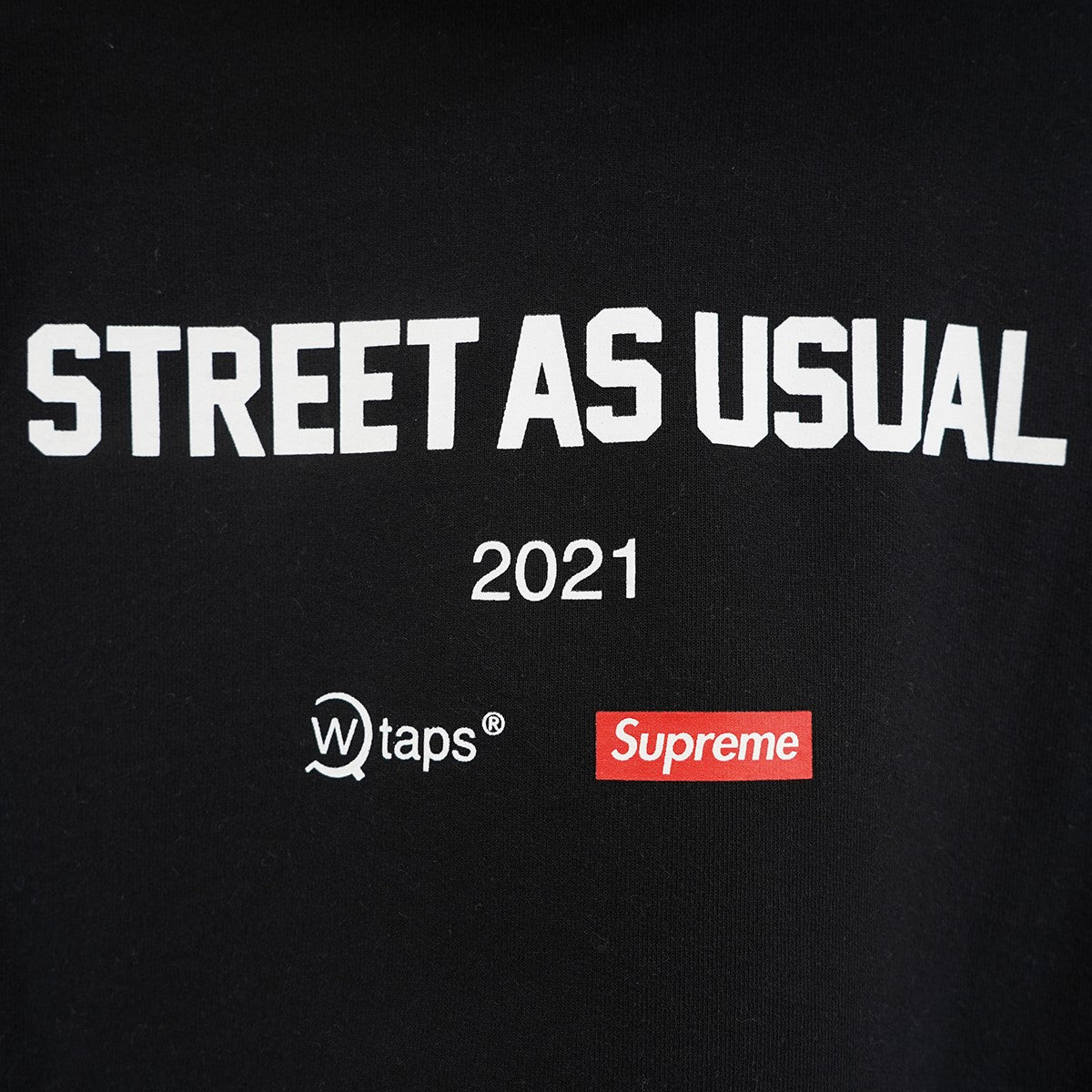 Supreme×WTAPS 21AW WTAPS Sic’em! Hooded Sweatshirtコラボ ロゴ パーカー フーデッドスウェットシャツ 古着・中古-3枚目のアイテム画像