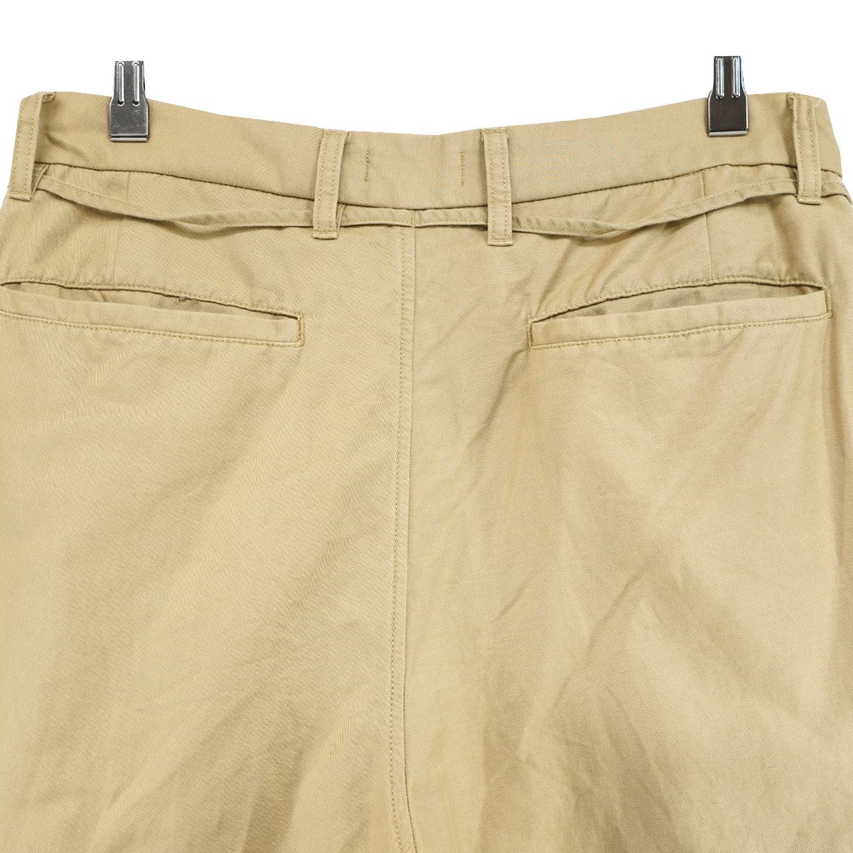 24SS Cotton Linen 2 Tuck Chino Pantロゴ コットン リネン ツータック チノパン チノ パンツ