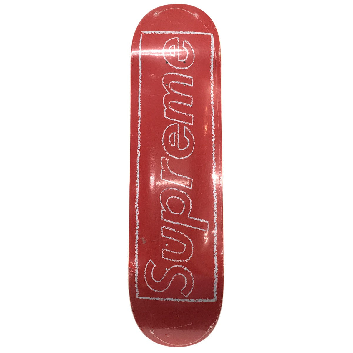 Supreme 21SS KAWS Chalk Logo Skateboardカウズ チョーク ロゴ スケートボード スケボー デッキ 古着・中古-1枚目のアイテム画像