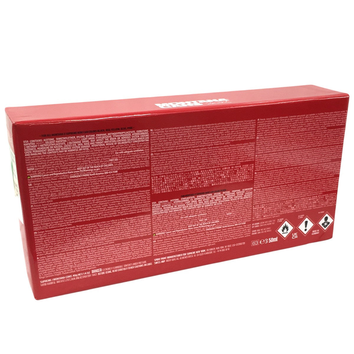 Supreme 21SS Montana Cans Mini Can Setモンタナ ミニ スプレー缶 6色セット 古着・中古-5枚目のアイテム画像