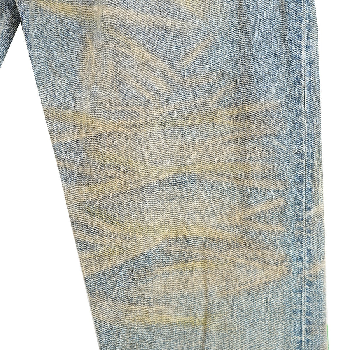 Supreme 25AW Regular Jean Vintage ヴィンテージ 汚し 加工 ストレートシルエットボタンフライ 5ポケット スター ロゴ刺繍 ジーンズ デニム パンツ 古着・中古-7枚目のアイテム画像