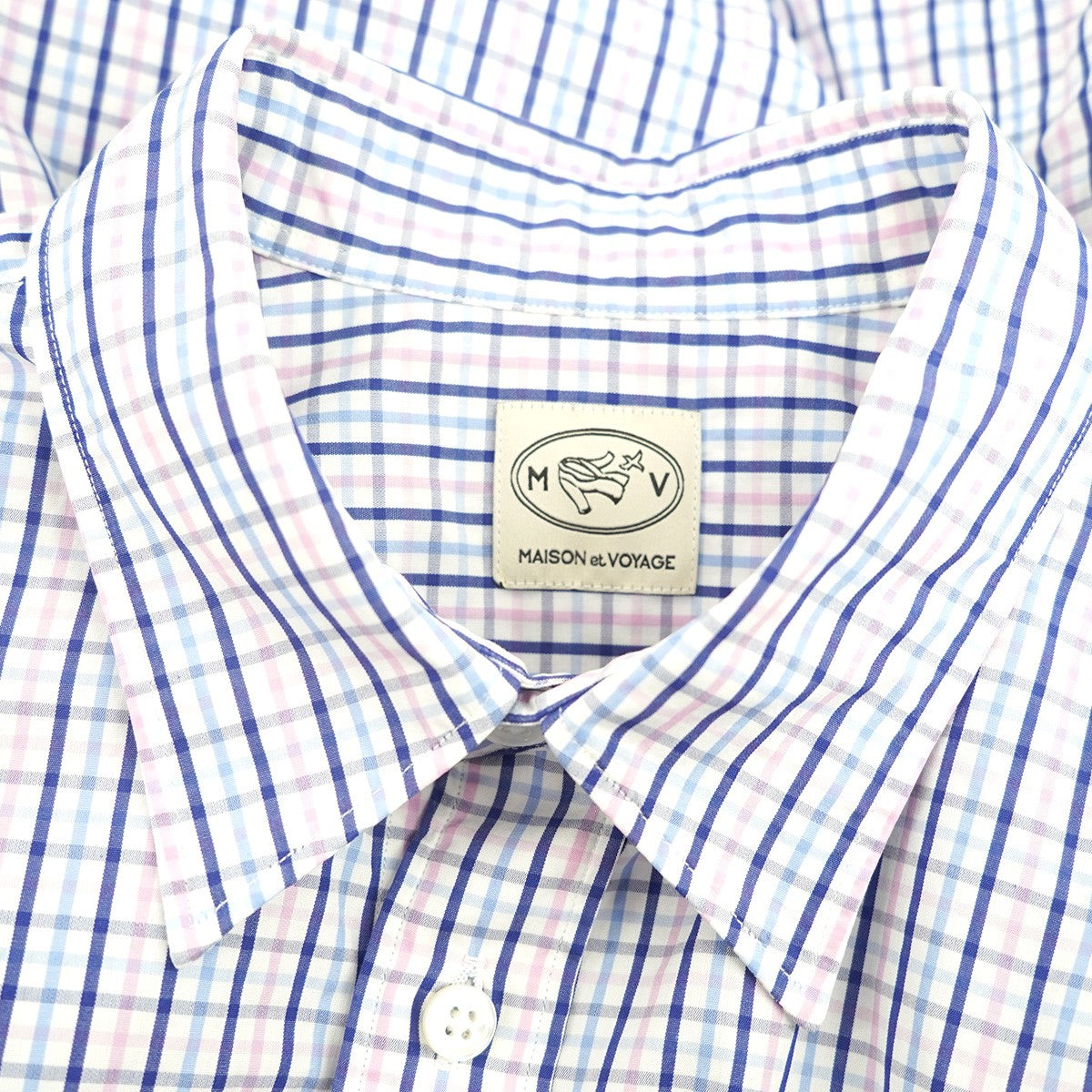 MAISON et VOYAGE （TOMORROWLAND） 24AW 120／2 コットンポプリンレギュラーカラーシャツ ALUMO 古着・中古-6枚目のアイテム画像