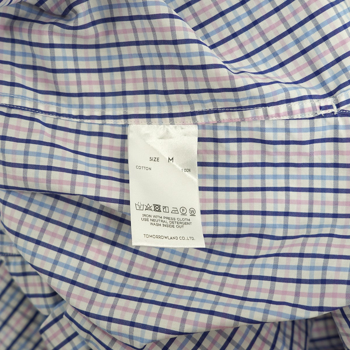 MAISON et VOYAGE （TOMORROWLAND） 24AW 120／2 コットンポプリンレギュラーカラーシャツ ALUMO 古着・中古-7枚目のアイテム画像