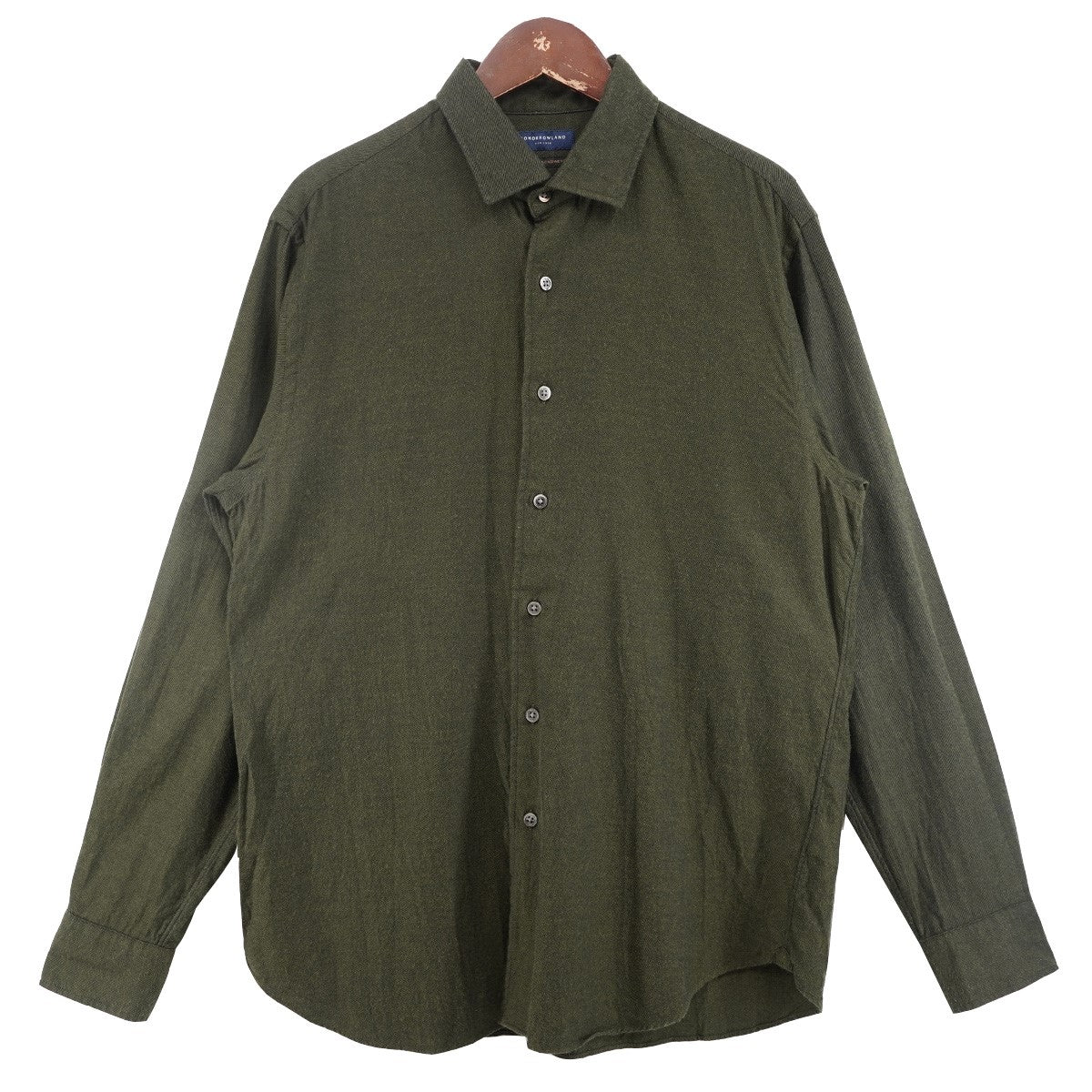 TOMORROW LAND 25AW コットンカシミヤフランネル ロングスリーブシャツ 古着・中古-1枚目のアイテム画像