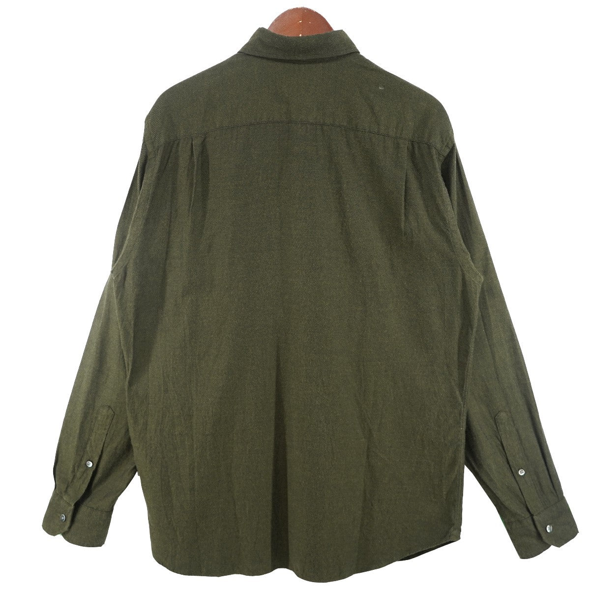 TOMORROW LAND 25AW コットンカシミヤフランネル ロングスリーブシャツ 古着・中古-3枚目のアイテム画像
