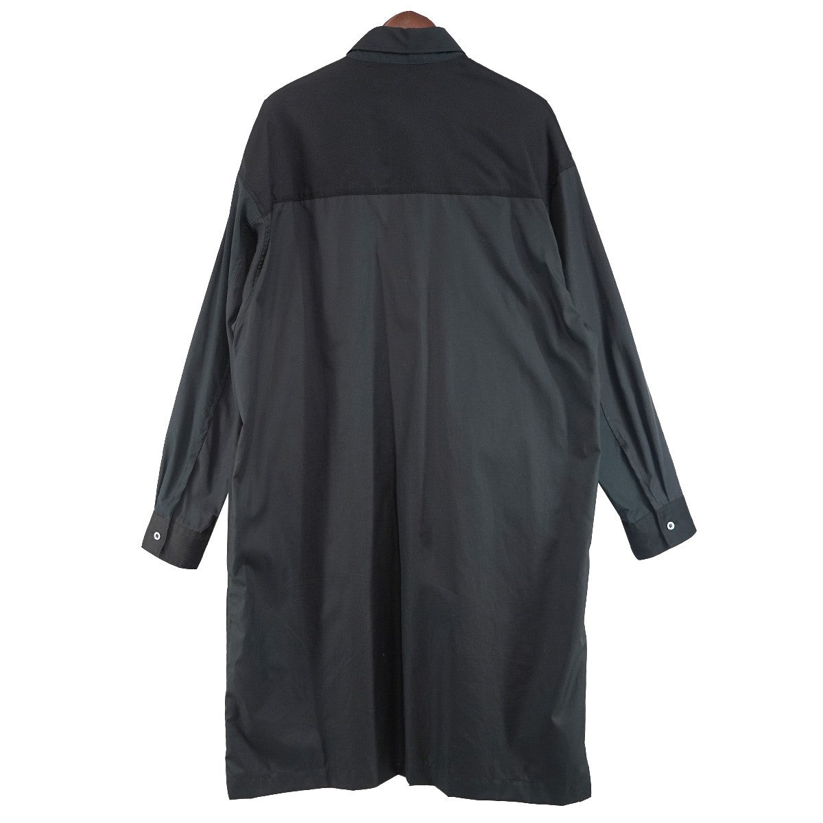 ANREALAGE パッチワーク パネル ロングシャツ 古着・中古-4枚目のアイテム画像