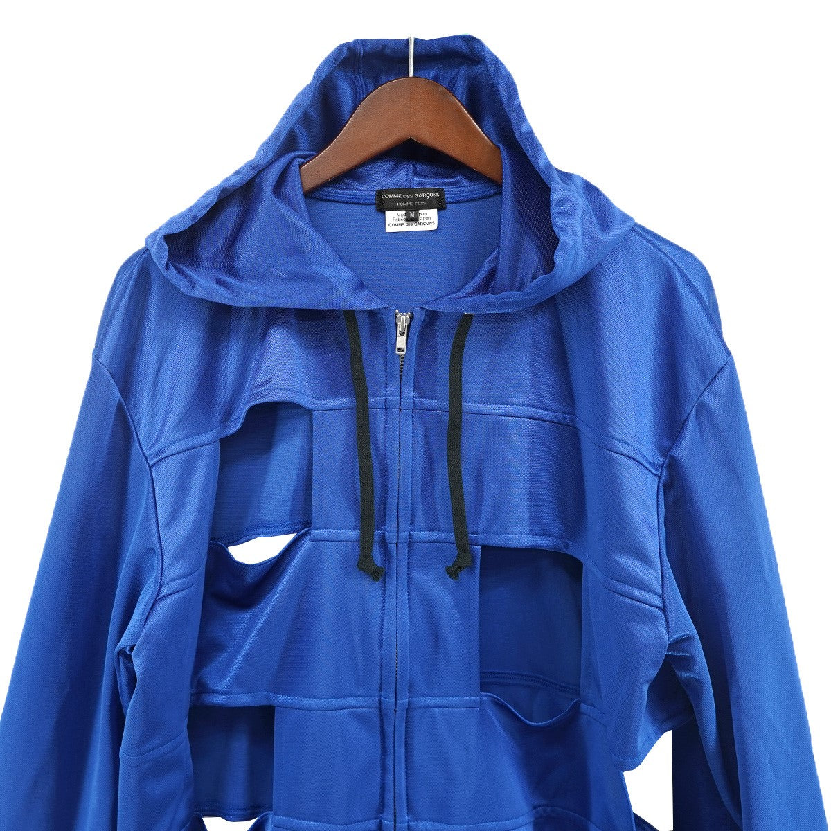COMME des GARCONS HOMME PLUS 16SS ブローケンテーラリング期カットアウト パッチワーク パーカー 古着・中古-3枚目のアイテム画像