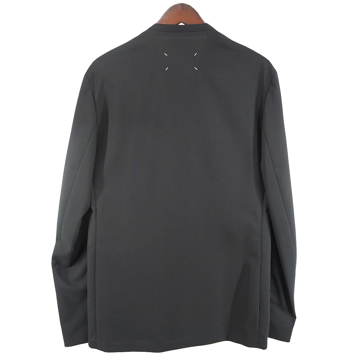 25AW ノーカラージャケット 四つタグ フォーステッチ