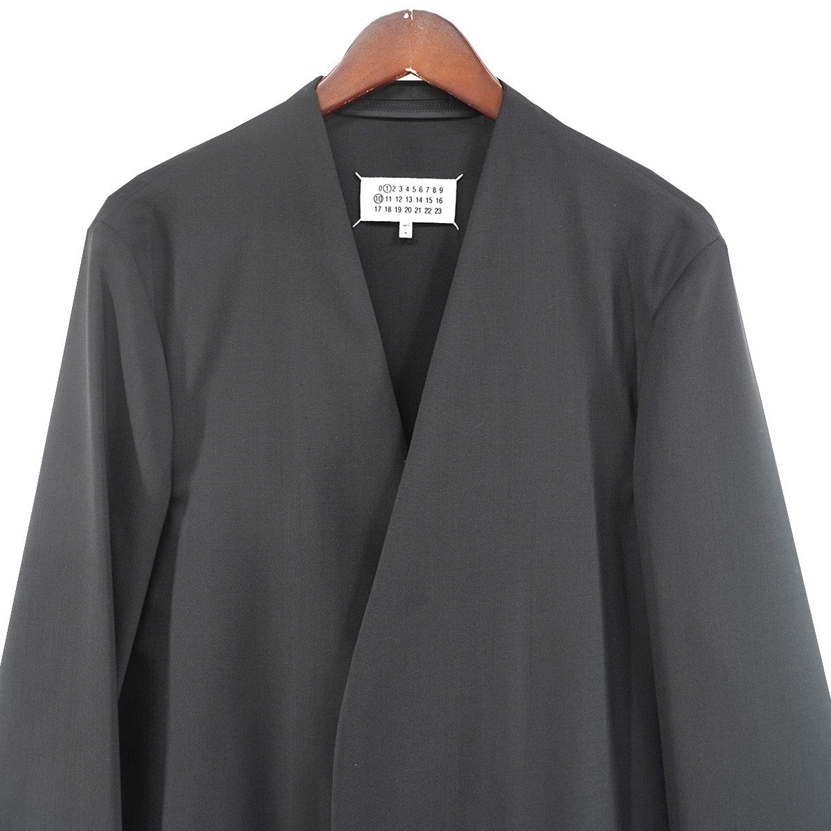 25AW ノーカラージャケット 四つタグ フォーステッチ