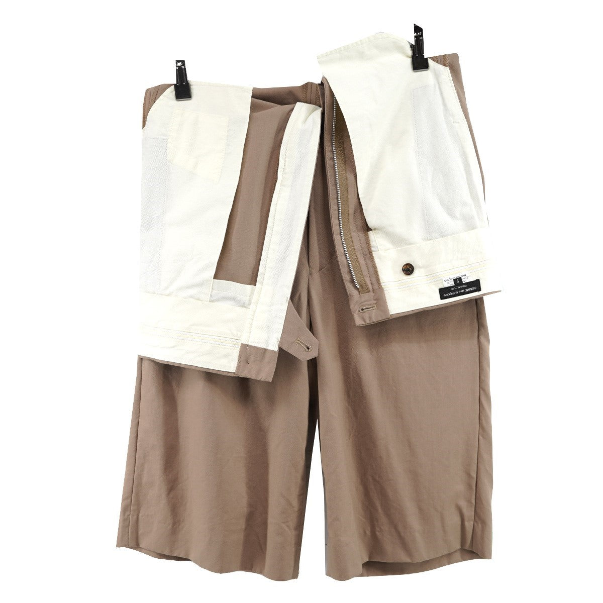 24SS ウエスト 2 ドッキング ハーフパンツ ショーツ
