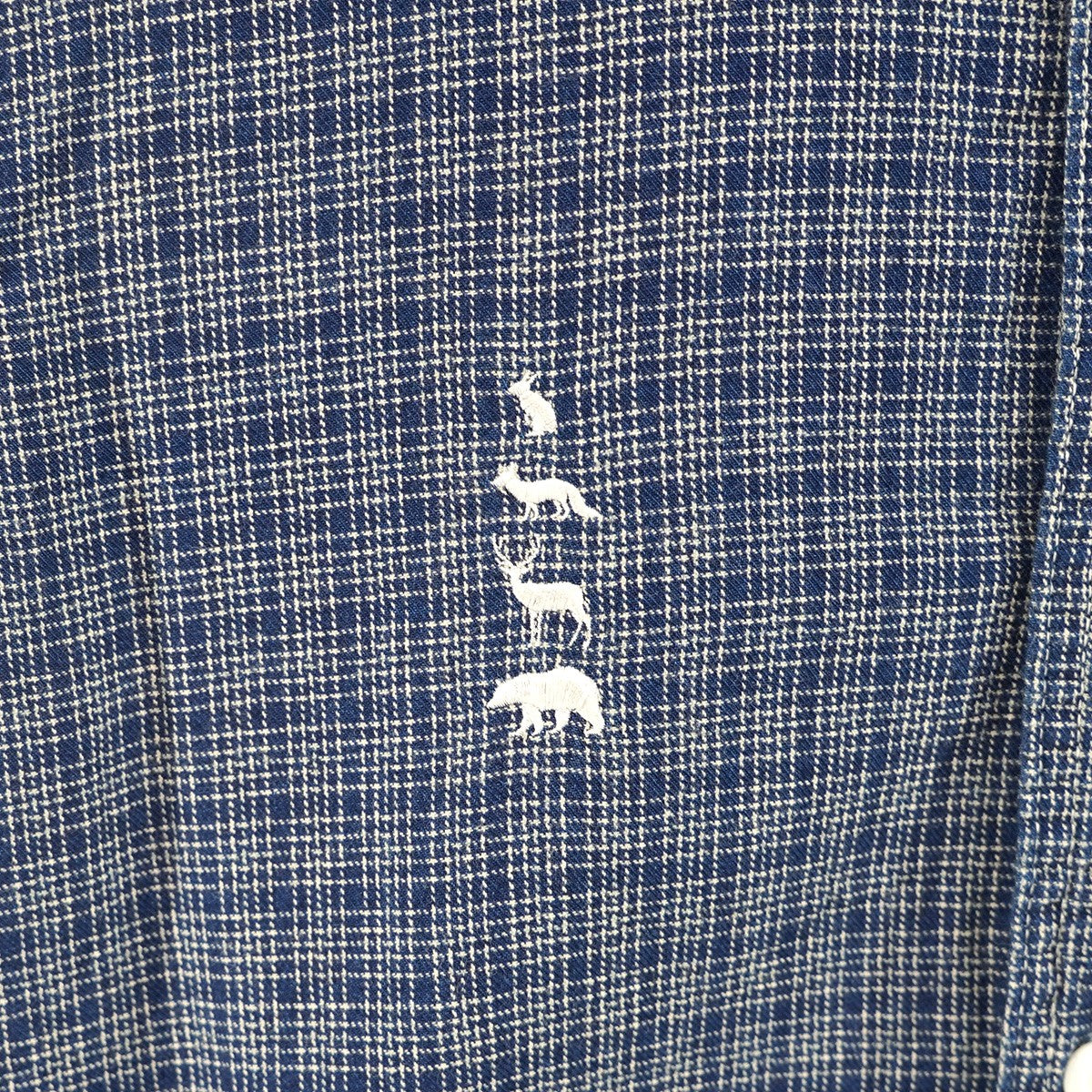 POST O’ALLS×MOUNTAIN RESEARCH コラボレーション デッドストック チェック シャツ 古着・中古-2枚目のアイテム画像