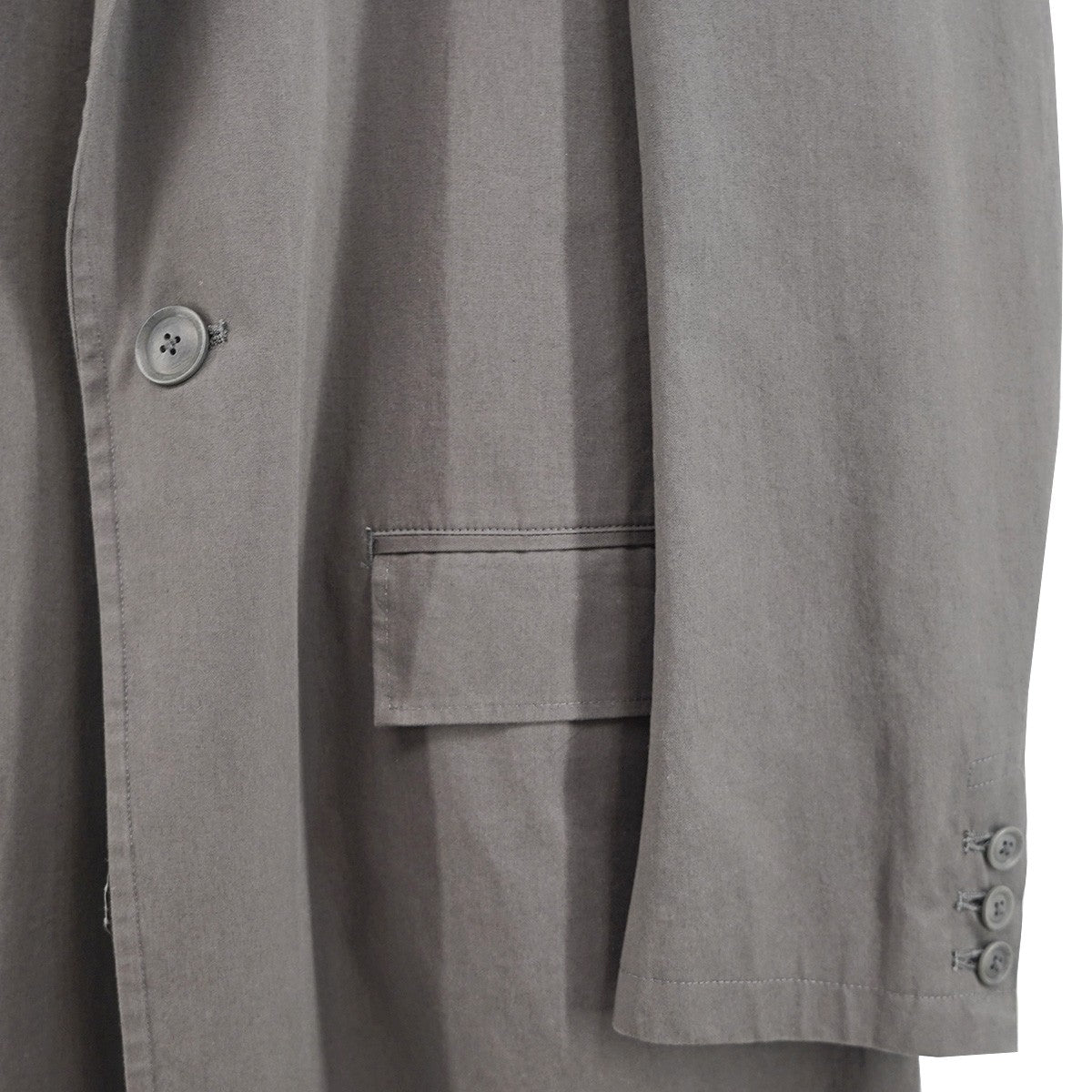 22SS 30／Cotton Twill 1B Long Jacket1つボタン ロングジャケット コート