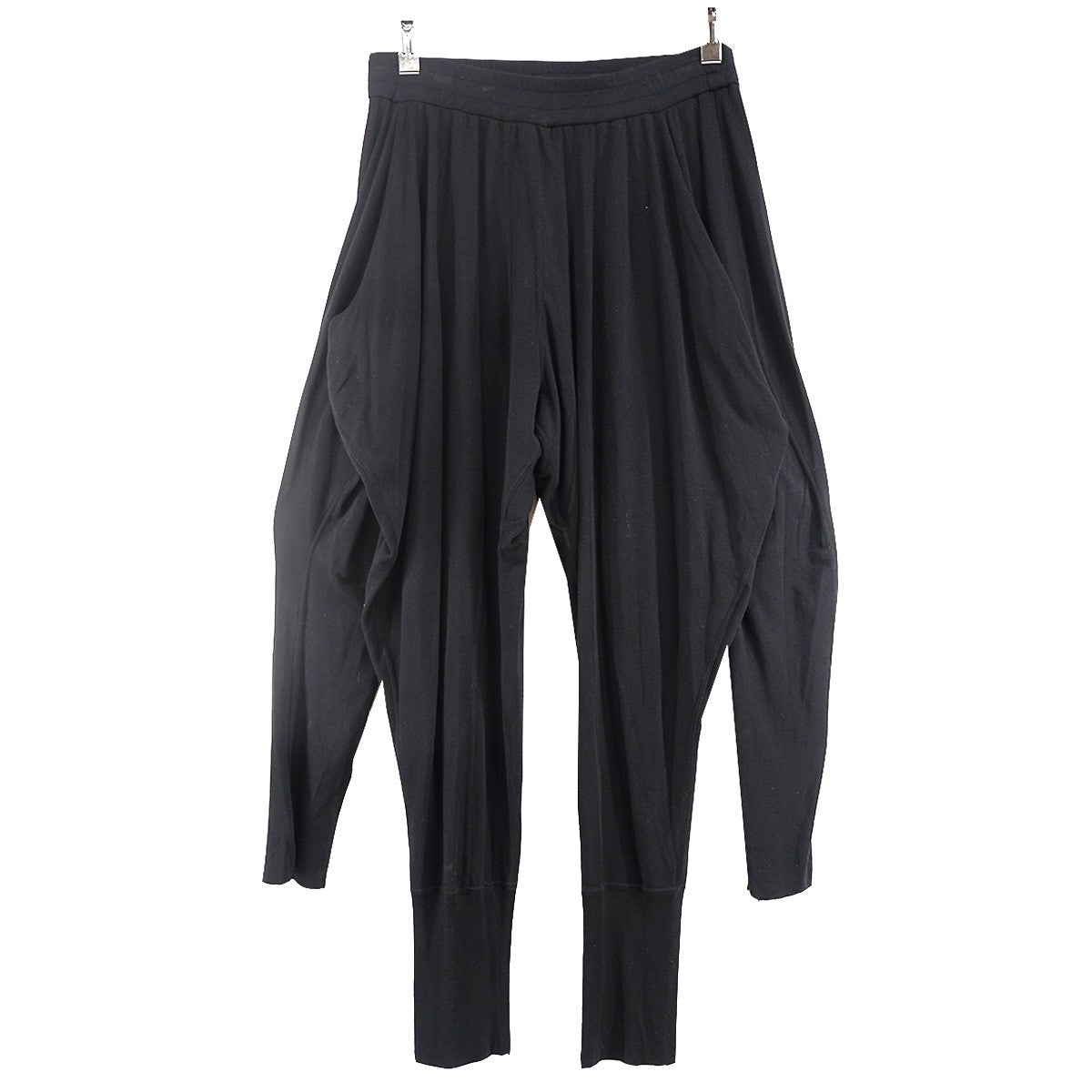 JULIUS 12AW resonance RAYON CUPRA SWEAT ATTACHED OVER CROTCH PANTSレーヨン キュプラ アタッチド オーバー クロッチ イージー スウェット パンツ 古着・中古-1枚目のアイテム画像