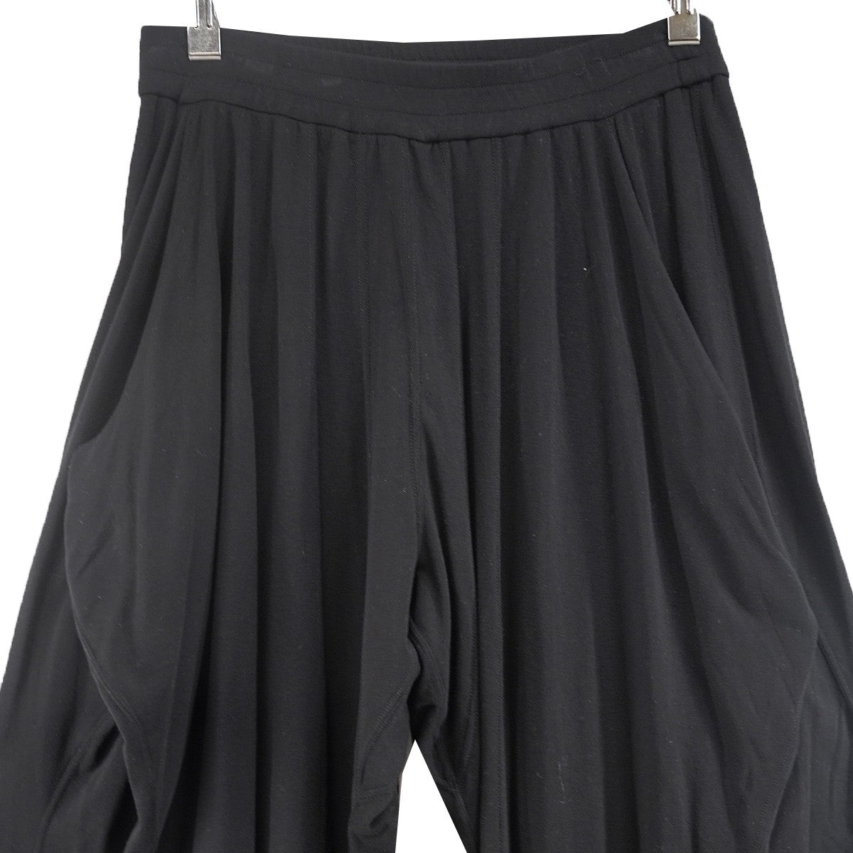 JULIUS 12AW resonance RAYON CUPRA SWEAT ATTACHED OVER CROTCH PANTSレーヨン キュプラ アタッチド オーバー クロッチ イージー スウェット パンツ 古着・中古-3枚目のアイテム画像