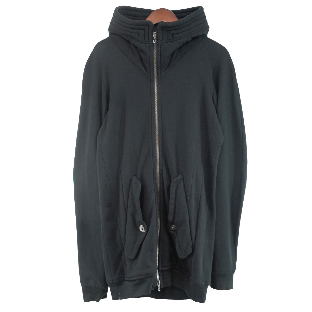 08AW GIZA COTTON SWEATガスマスク ハイネック ロング パーカー  Old Archives オールド アーカイヴ
