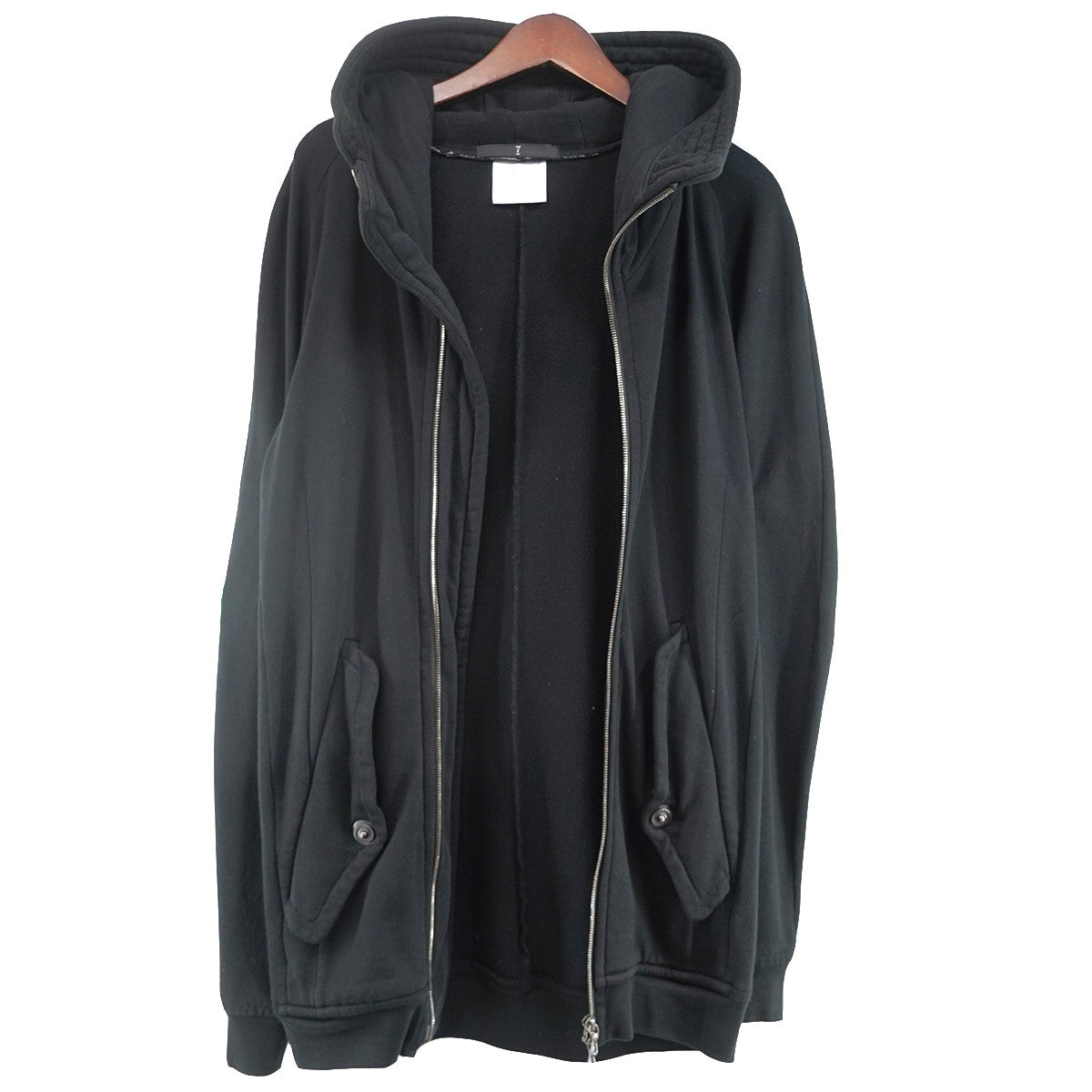 08AW GIZA COTTON SWEATガスマスク ハイネック ロング パーカー  Old Archives オールド アーカイヴ