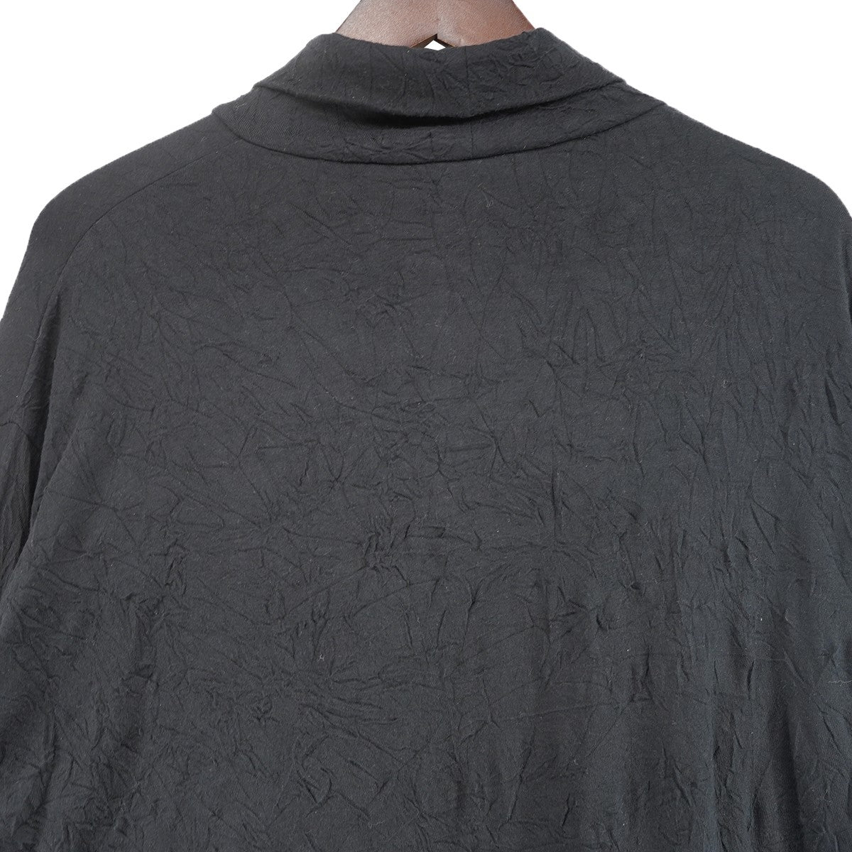 24AW Right Button Attached Hem Stepped Turtle Long Sleeveキャッチワッシャー 右サイドボタン タートルネック ロングスリーブ 長袖 ロンT
