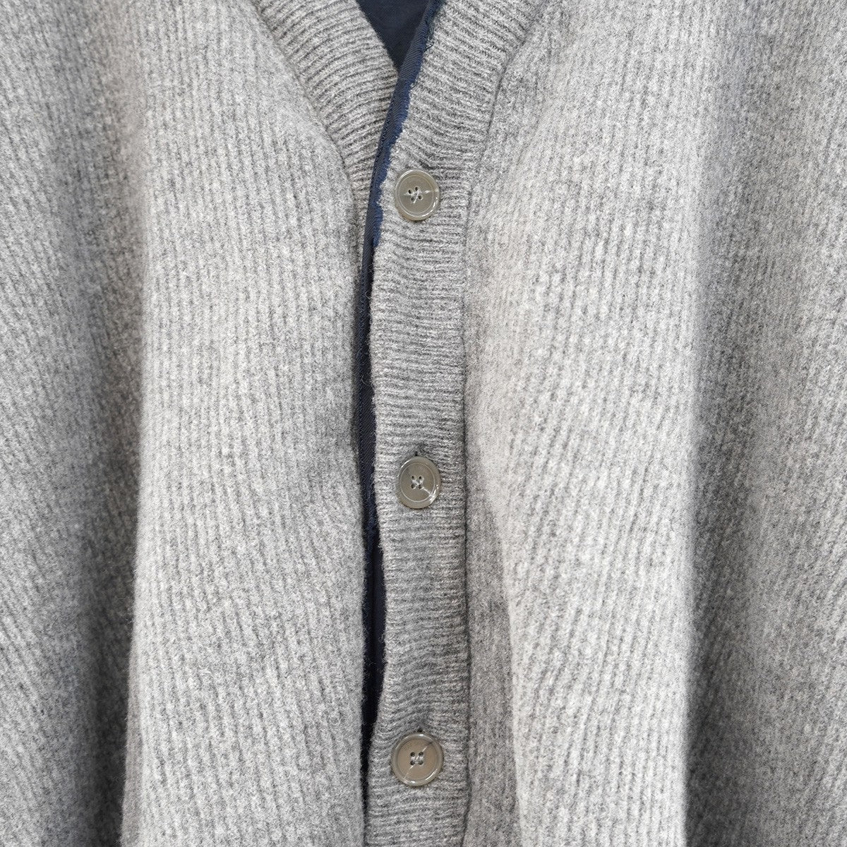 21AW Layered Cardigan バックロゴパッチレイヤード オーバーサイズ ニット カーディガン