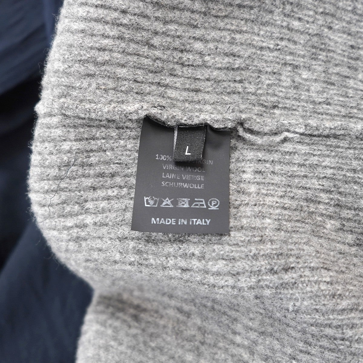 21AW Layered Cardigan バックロゴパッチレイヤード オーバーサイズ ニット カーディガン