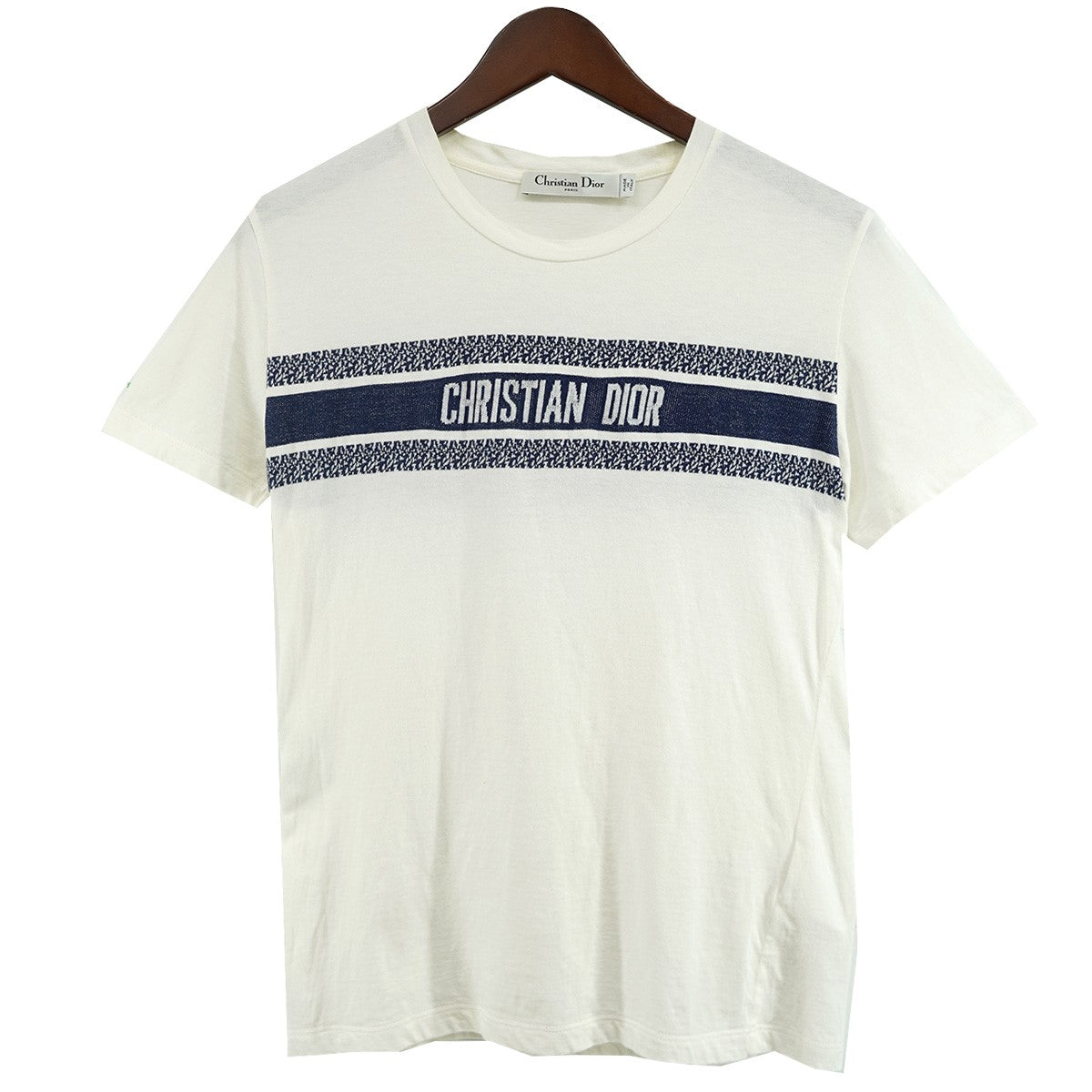 Christian Dior 21SS シグネチャーバンド ロゴ Tシャツ 古着・中古-1枚目のアイテム画像