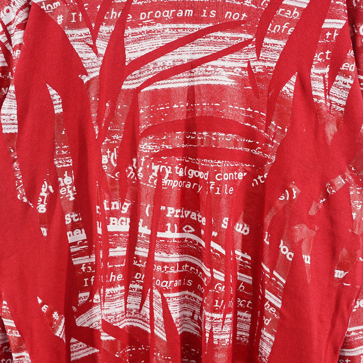 19AW DIGITAL GLITCH CREW NECK KNITカシミヤシルク 転写プリント クルーネック ニット セーター