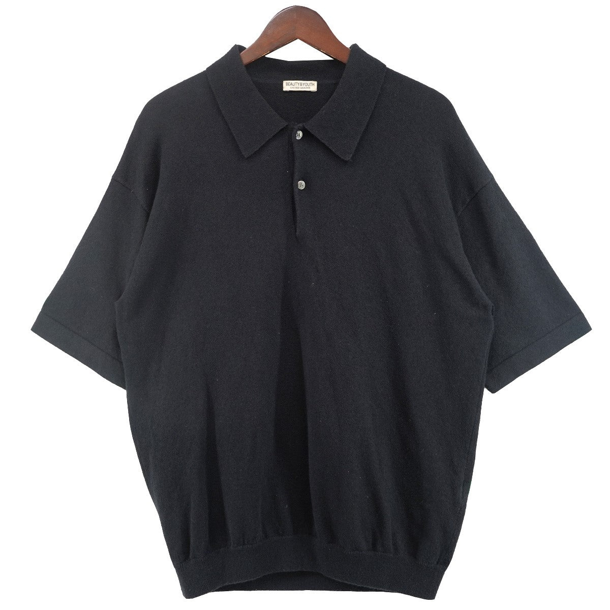 BEAUTY＆YOUTH UNITED ARROWS リングコットン 2ボタン ポロニット 古着・中古-1枚目のアイテム画像