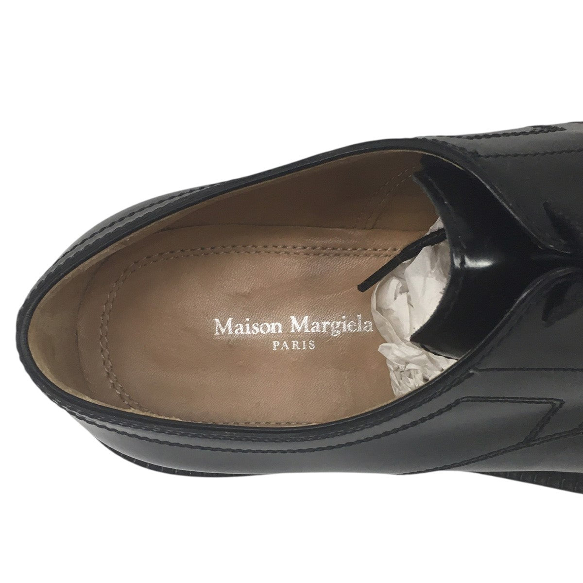 Maison Margiela 22 TABI タビ クリートソール レースアップ レザー シューズ 靴 古着・中古-10枚目のアイテム画像