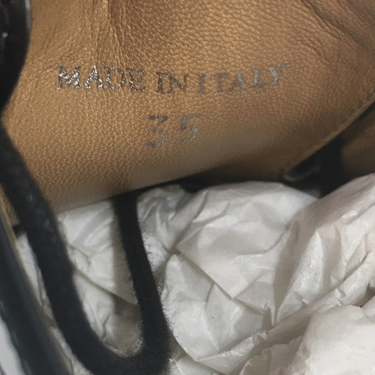 Maison Margiela 22 TABI タビ クリートソール レースアップ レザー シューズ 靴 古着・中古-9枚目のアイテム画像
