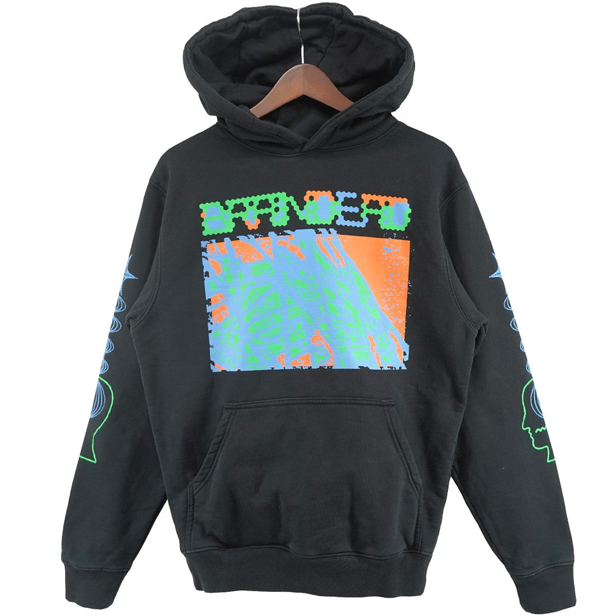 BRAIN DEAD 23AW Videosphere Hoodieロゴ グラフィック ビデオスフィア フーディー パーカー 古着・中古-1枚目のアイテム画像