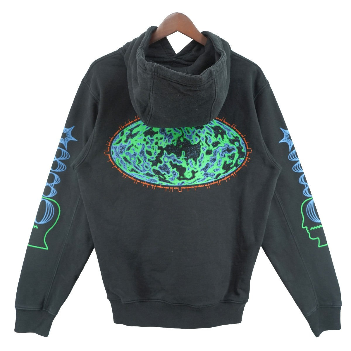 BRAIN DEAD 23AW Videosphere Hoodieロゴ グラフィック ビデオスフィア フーディー パーカー 古着・中古-4枚目のアイテム画像