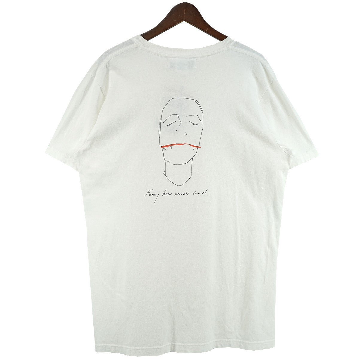 18SS Funny How Secrets Travel 00042018 初期アーカイブロスト ハイウェイ デヴィッド ボウイ グラフィック 半袖 Tシャツ