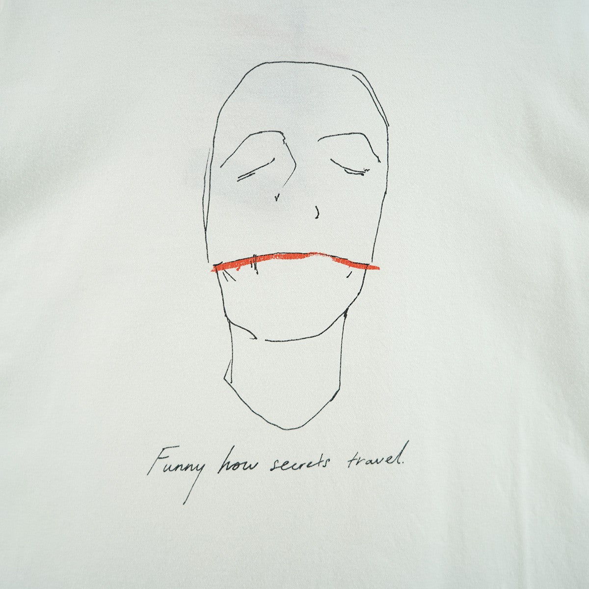 18SS Funny How Secrets Travel 00042018 初期アーカイブロスト ハイウェイ デヴィッド ボウイ グラフィック 半袖 Tシャツ