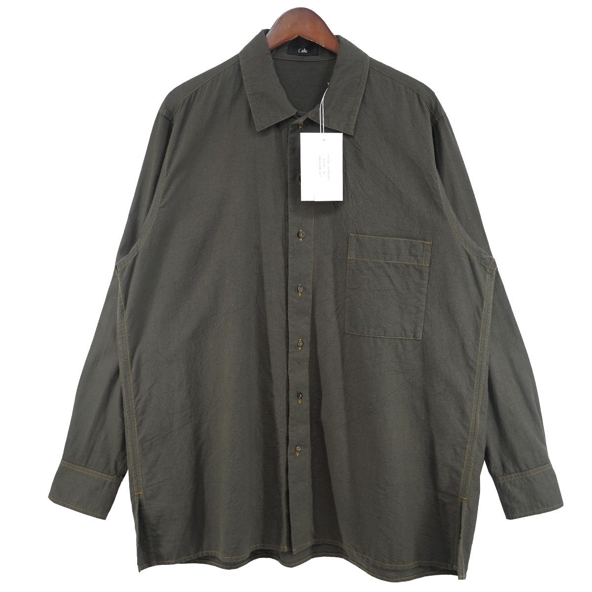 26SS khadi garment dyed shirtsカディ ガーメントダイ 加工 シャツ