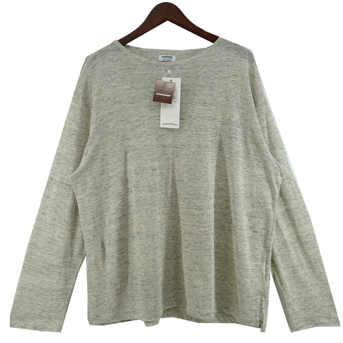 26SS  L／S BOAT TEE LINEN天竺麻 リネン ロングスリーブ 長袖 Tシャツ ロンT