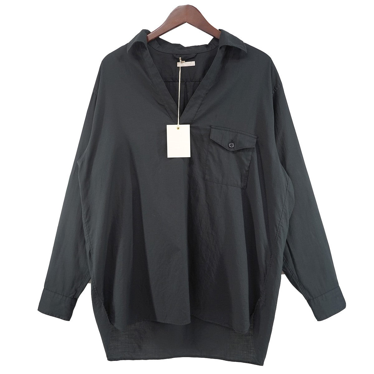 25SS POWDERY SOFT TWILL SKIPPER SHIRTパウダリー ソフト ツイル スキッパーシャツ