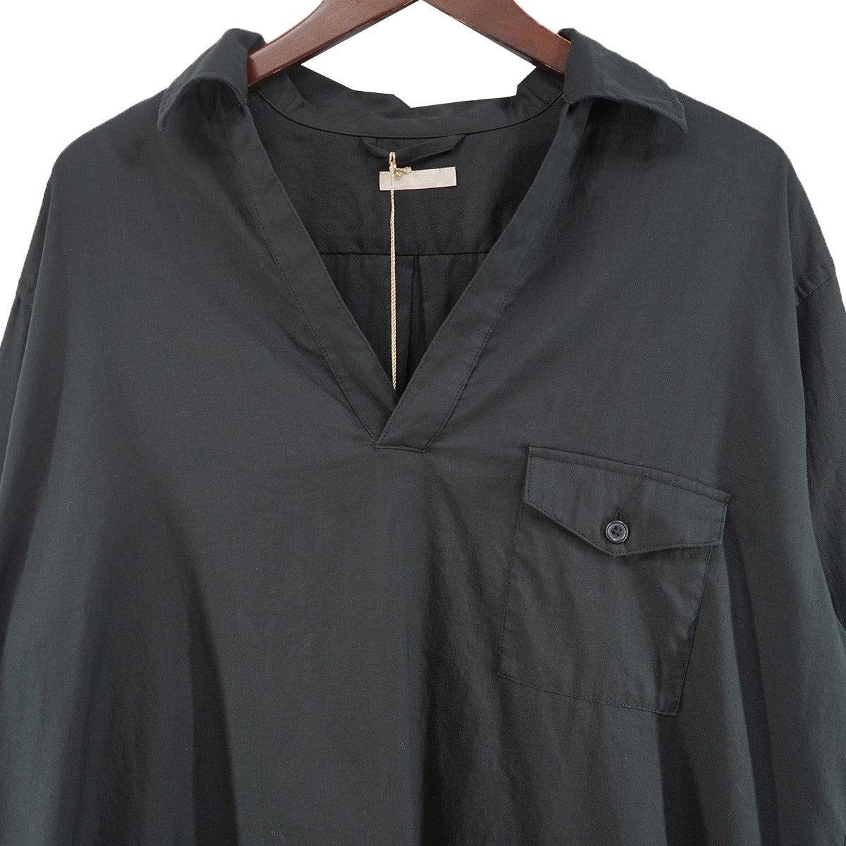 25SS POWDERY SOFT TWILL SKIPPER SHIRTパウダリー ソフト ツイル スキッパーシャツ