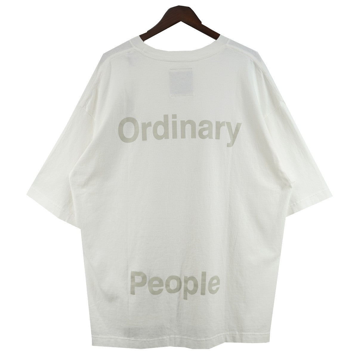 26SS DON’T TAG ME PRINTED TEE Vintage ヴィンテージ クラック加工 Ordinary People プリント  ロゴ刺繍 オーバーサイズ Tシャツ