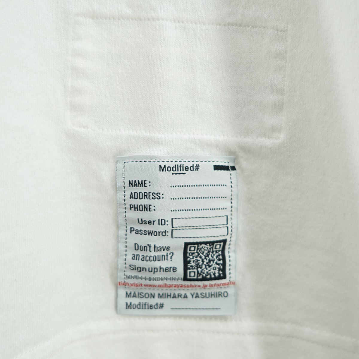 26SS DON’T TAG ME PRINTED TEE Vintage ヴィンテージ クラック加工 Ordinary People プリント  ロゴ刺繍 オーバーサイズ Tシャツ