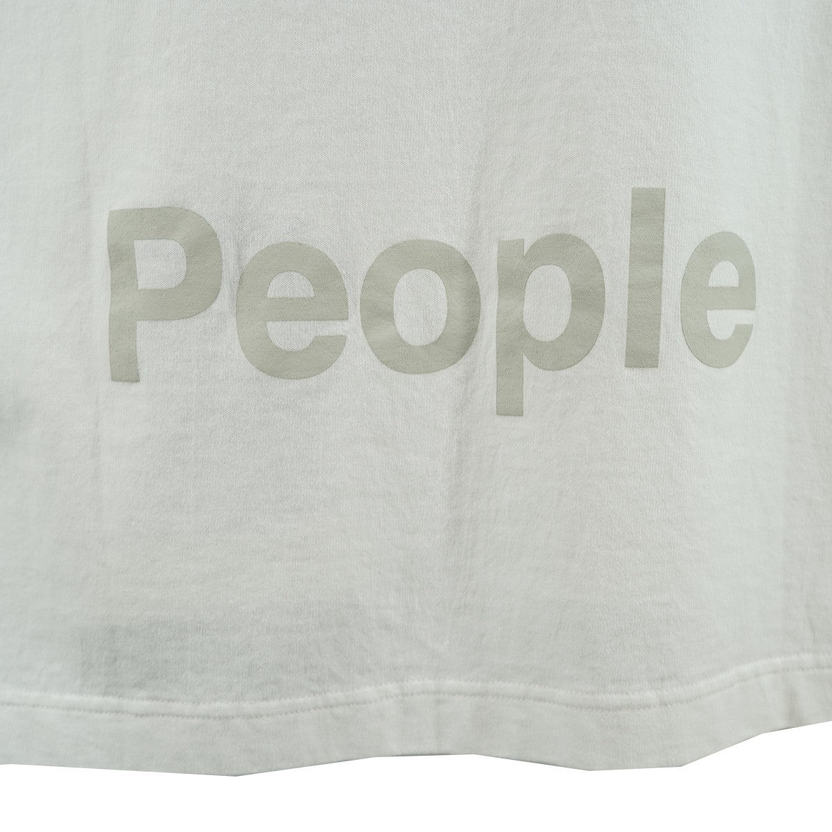 26SS DON’T TAG ME PRINTED TEE Vintage ヴィンテージ クラック加工 Ordinary People プリント  ロゴ刺繍 オーバーサイズ Tシャツ