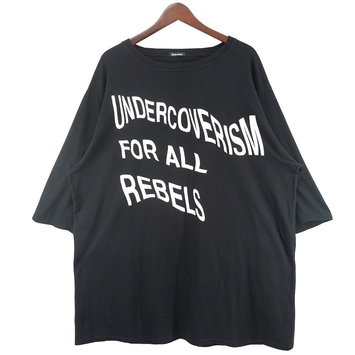 23SS Undercoverism LanguidTEE UCISM FOR ALL REBELSロゴ オーバーサイズ Tシャツ
