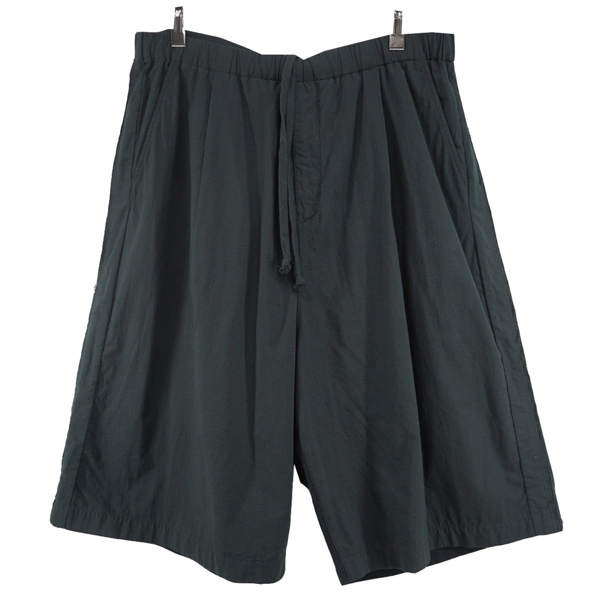 26SS  Cotton shorts ／ Cotton jersey panelCoローン後天竺切替ショーツ イージー ハーフパンツ