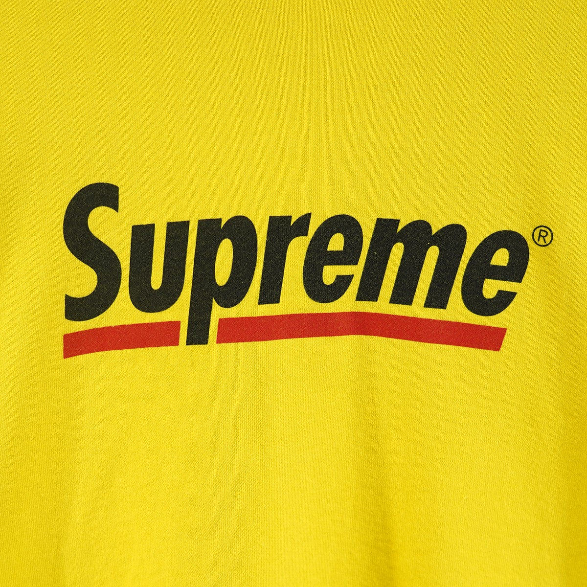 Supreme 20SS Underline Crewneckアンダーライン ロゴ クルーネック スウェット トレーナー 古着・中古-2枚目のアイテム画像